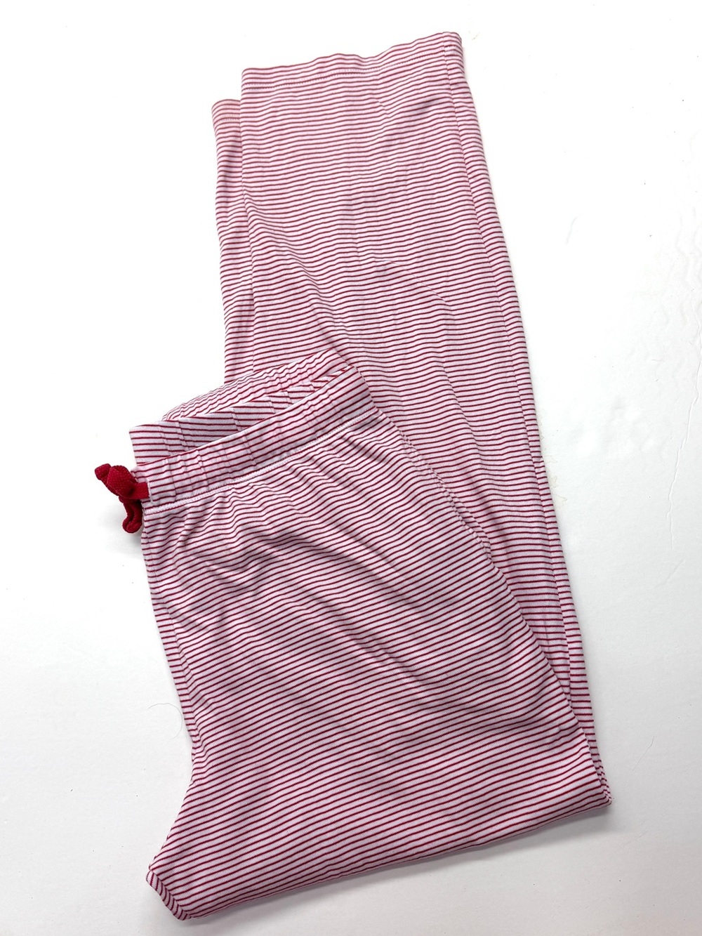 Lake Pima Cotton Classic Red Striped Women’s Pajama Pants Soft Drawstring